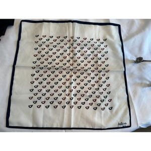 Patricia Paris vintage square scarf French Horns